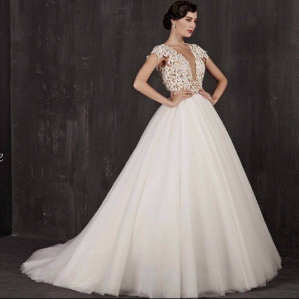 Calla Blanche Elise Dress w/ Tulle Ball Gown